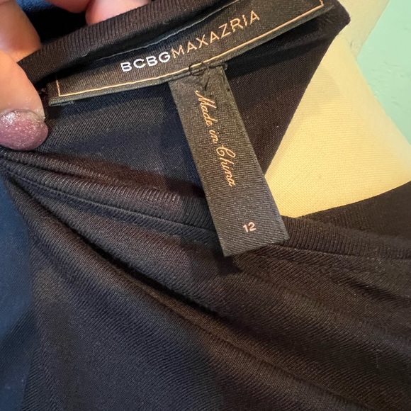 Soft jersey knit dress with sequins bottom - Picture 6 of 7